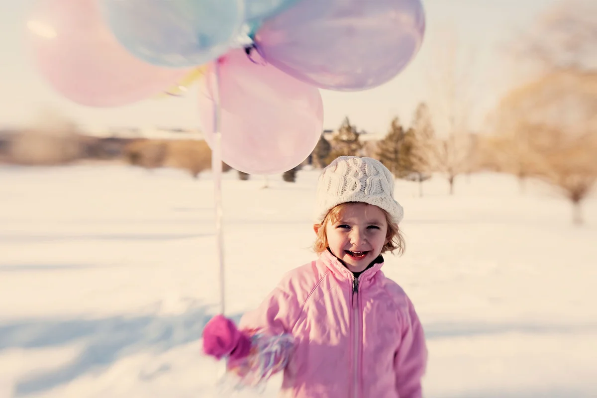 winter theme birthday party