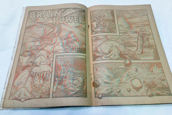 1953 Harvey True 3-D comic book, #1