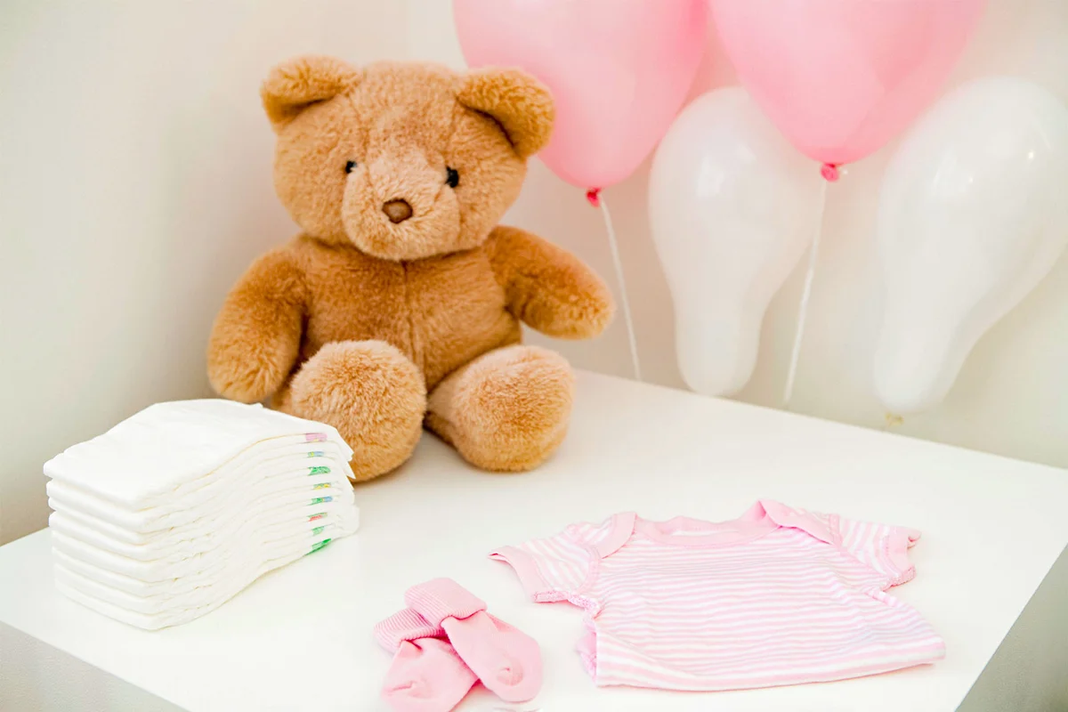 pink theme baby shower