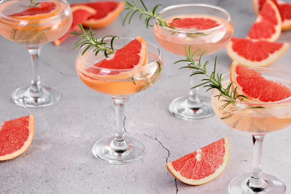 Sparkling Grapefruit Martini