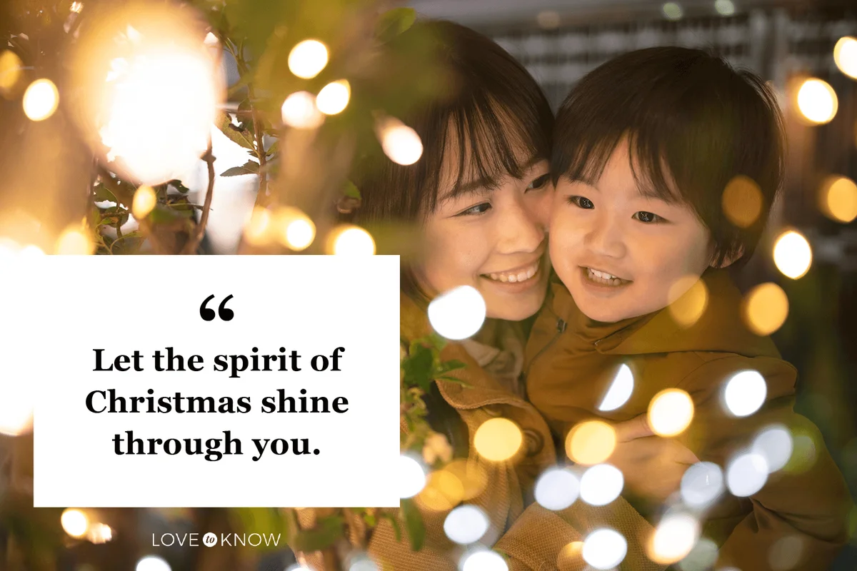 Inspirational Christmas quote