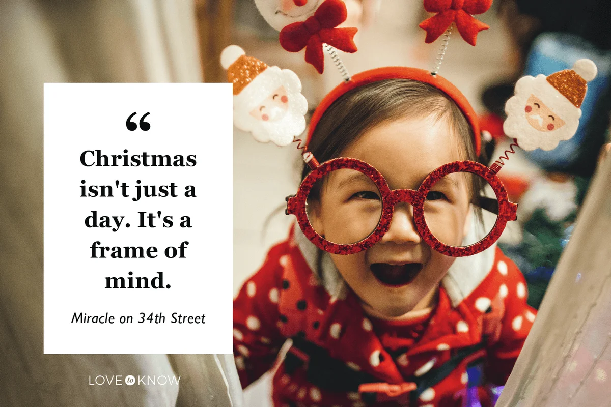 Christmas quote from Miracle on 34th Street