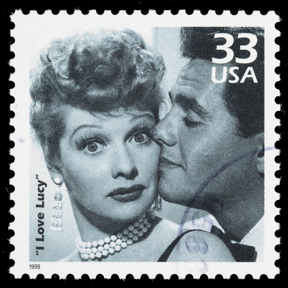 USA I Love Lucy postage stamp | Getty Editorial Use