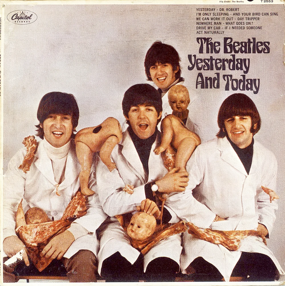 Beatles Album Cover For "Yesterday And Today"