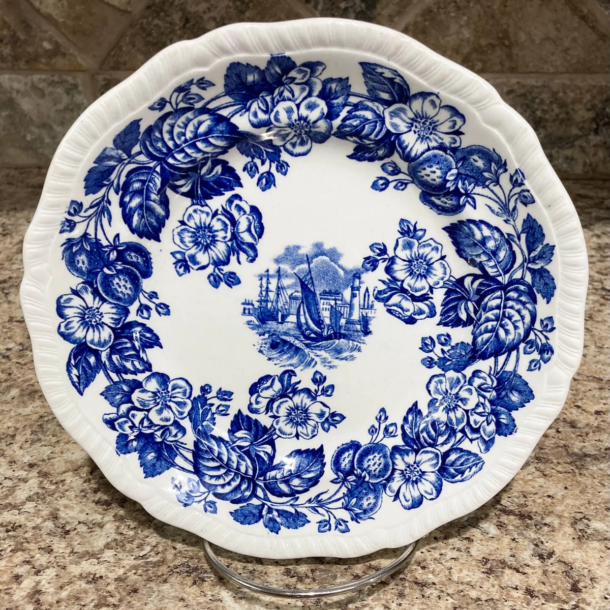 Spode Old Salem Blue plate