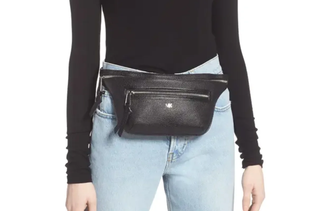 MICHAEL KORS, Faux Leather Belt Bag