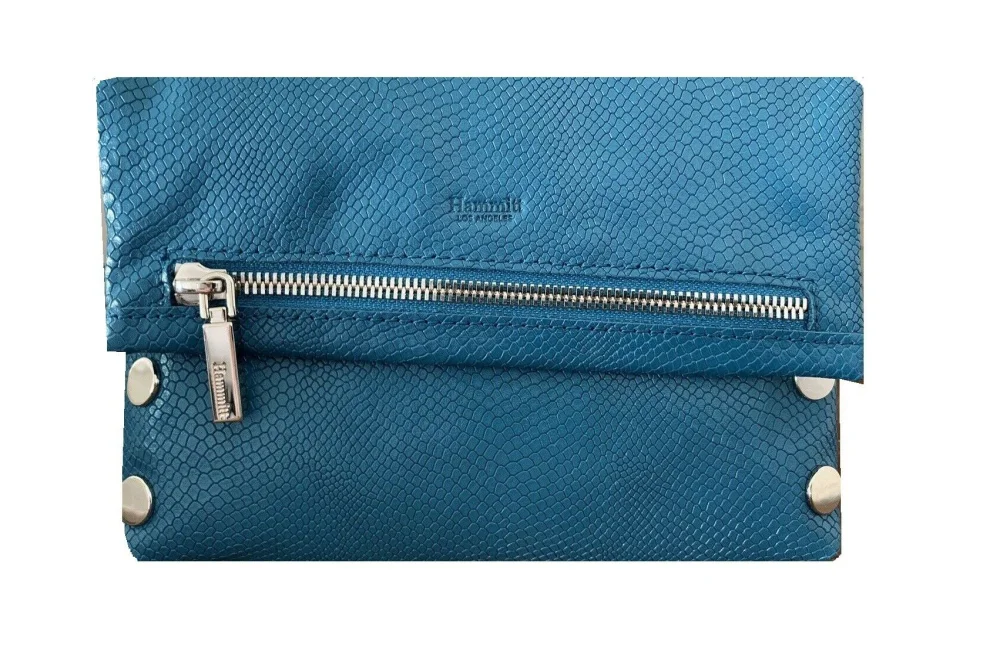 Hammitt VIP Small Indo Crossbody Clutch Women's Handbag Teal Blue