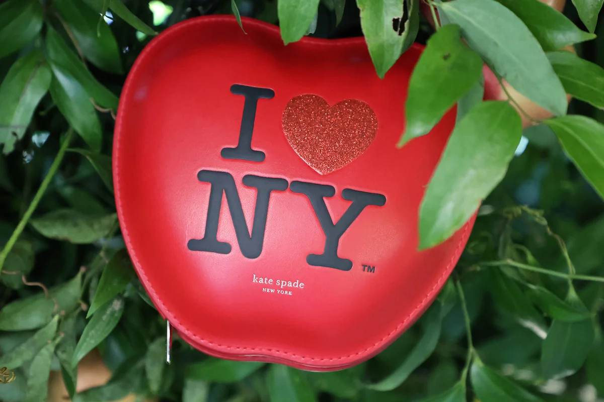 A view of a Kate Spade bag on display during the Kate Spade New York Popup Installation VIP Opening Party for NYFW 2021 - Getty Editorial Use