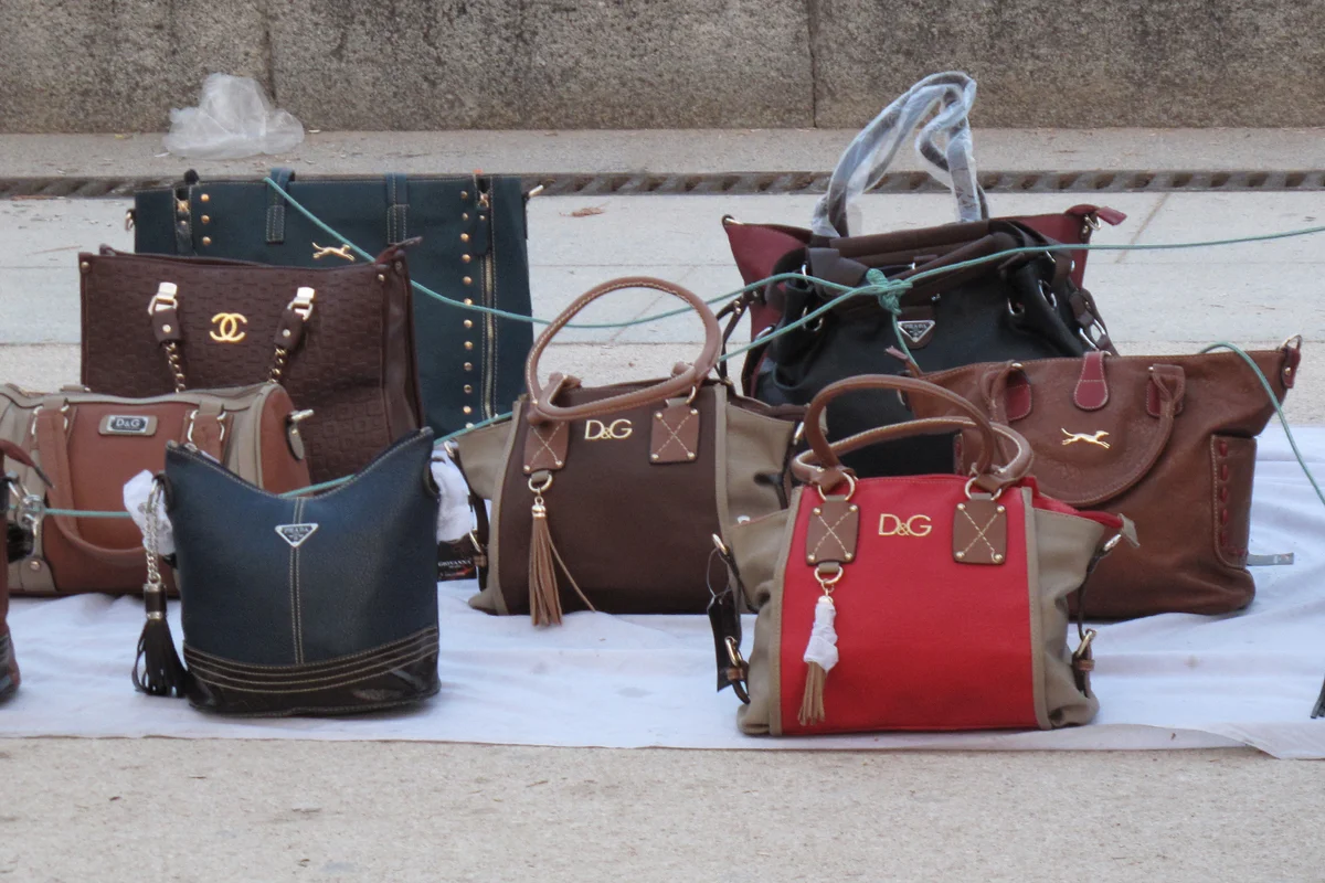 Copies Counterfeit Luxury Handbags - Getty Editorial Use