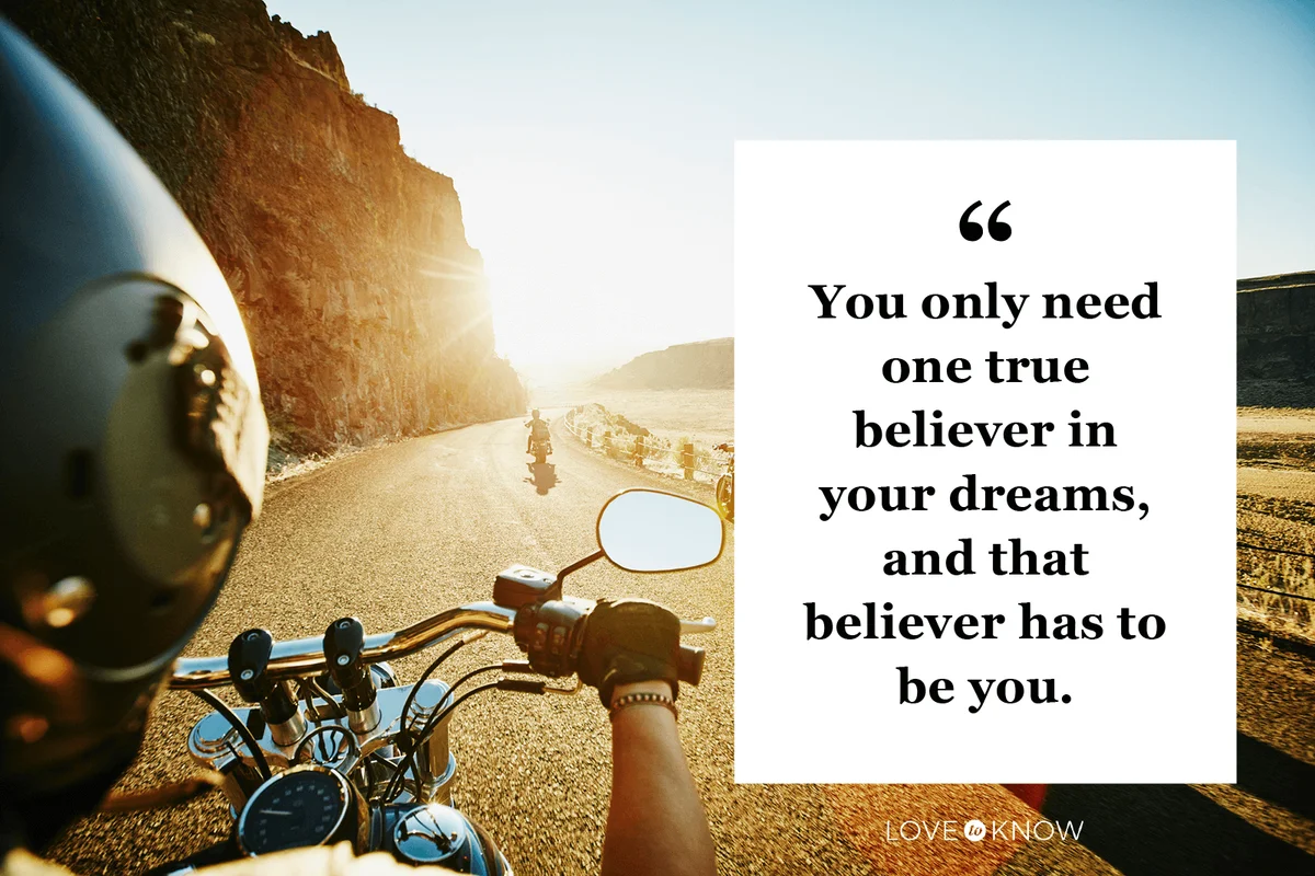 Inspirational quote that reminds you to dream