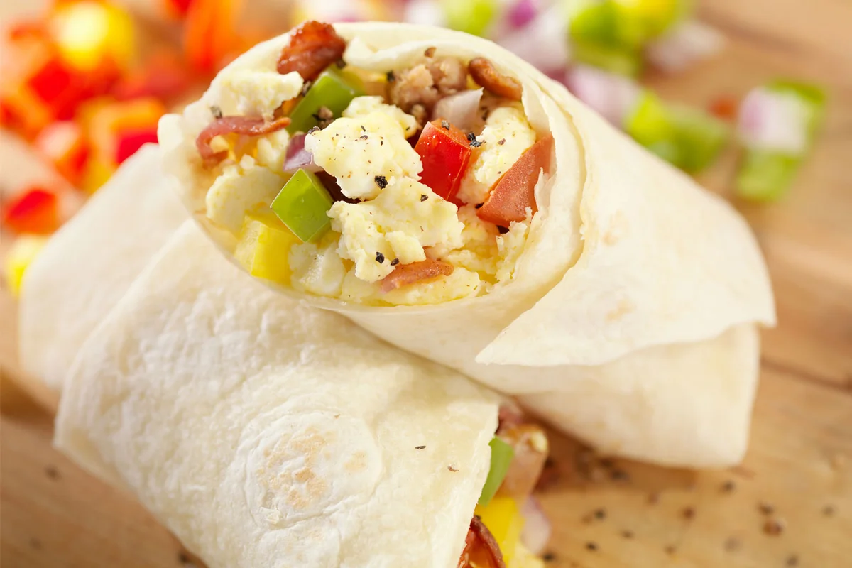 breakfast burrito for Christmas morning