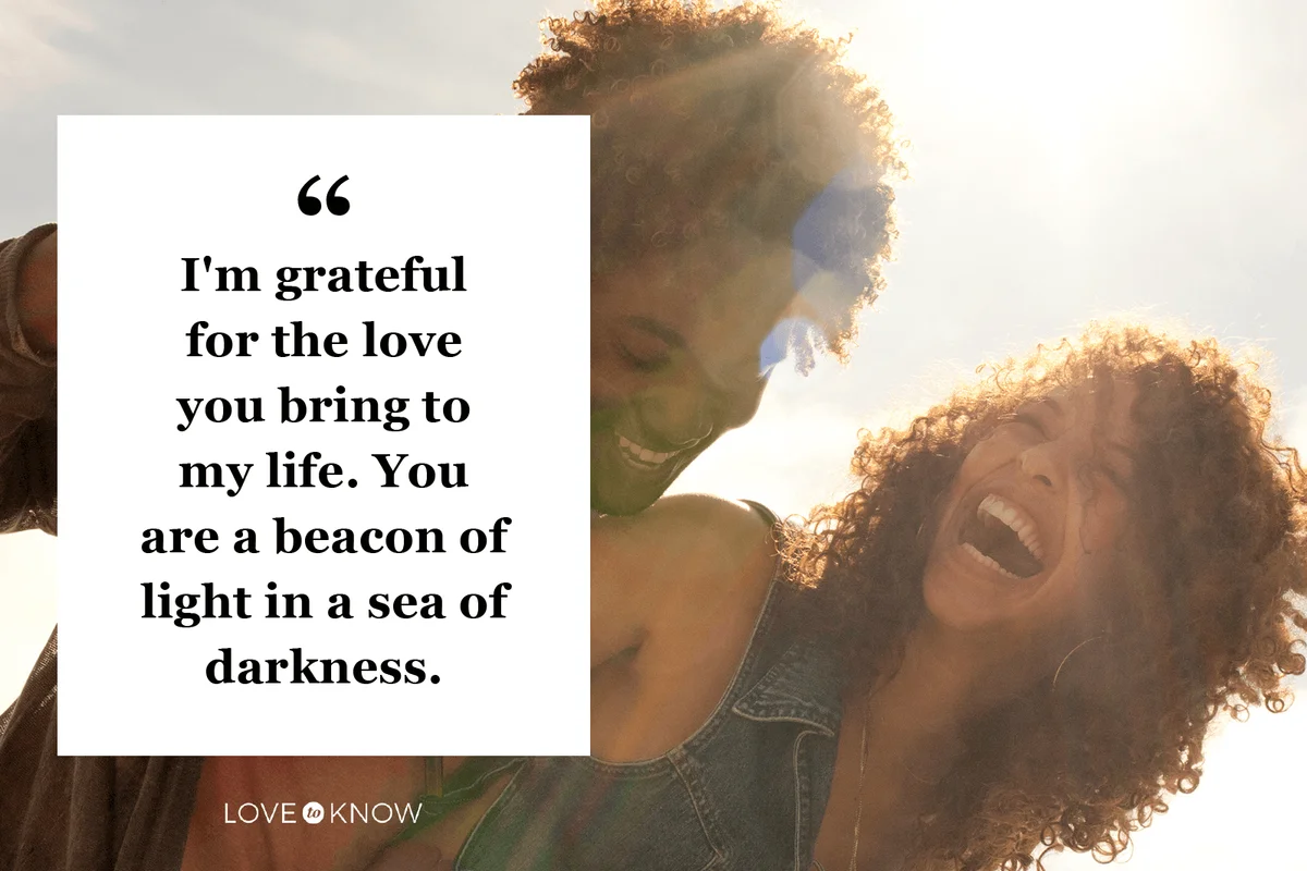 Grateful quote to show love