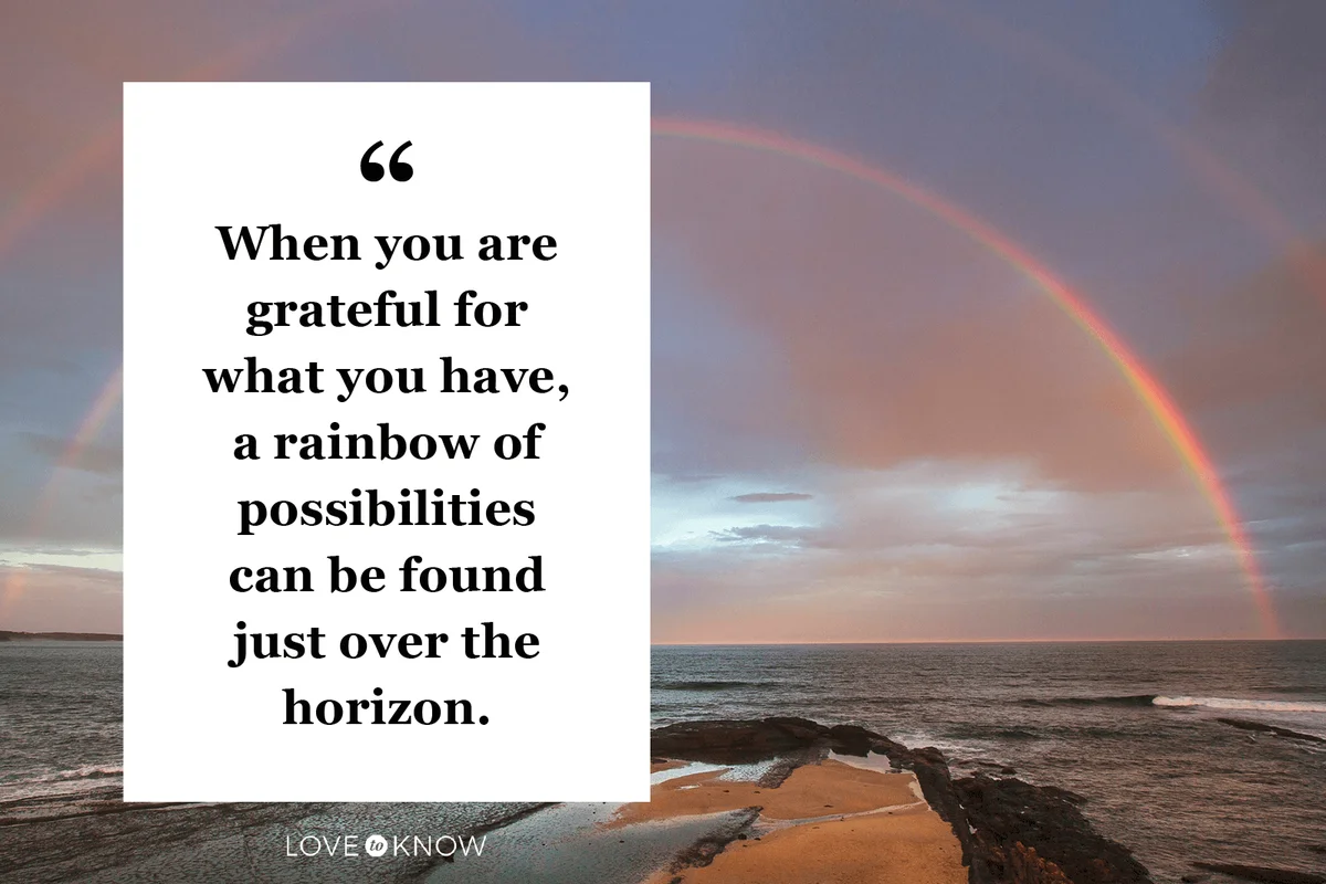 Quote about being grateful
