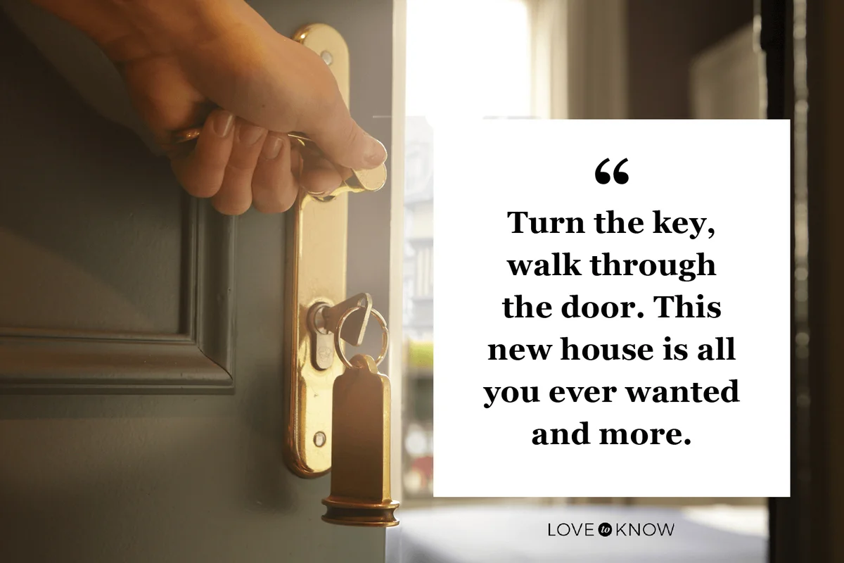 New Home quote wishing others the best