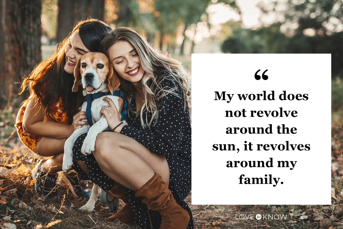Beautiful Quote to Show How You Cherish Your Family First