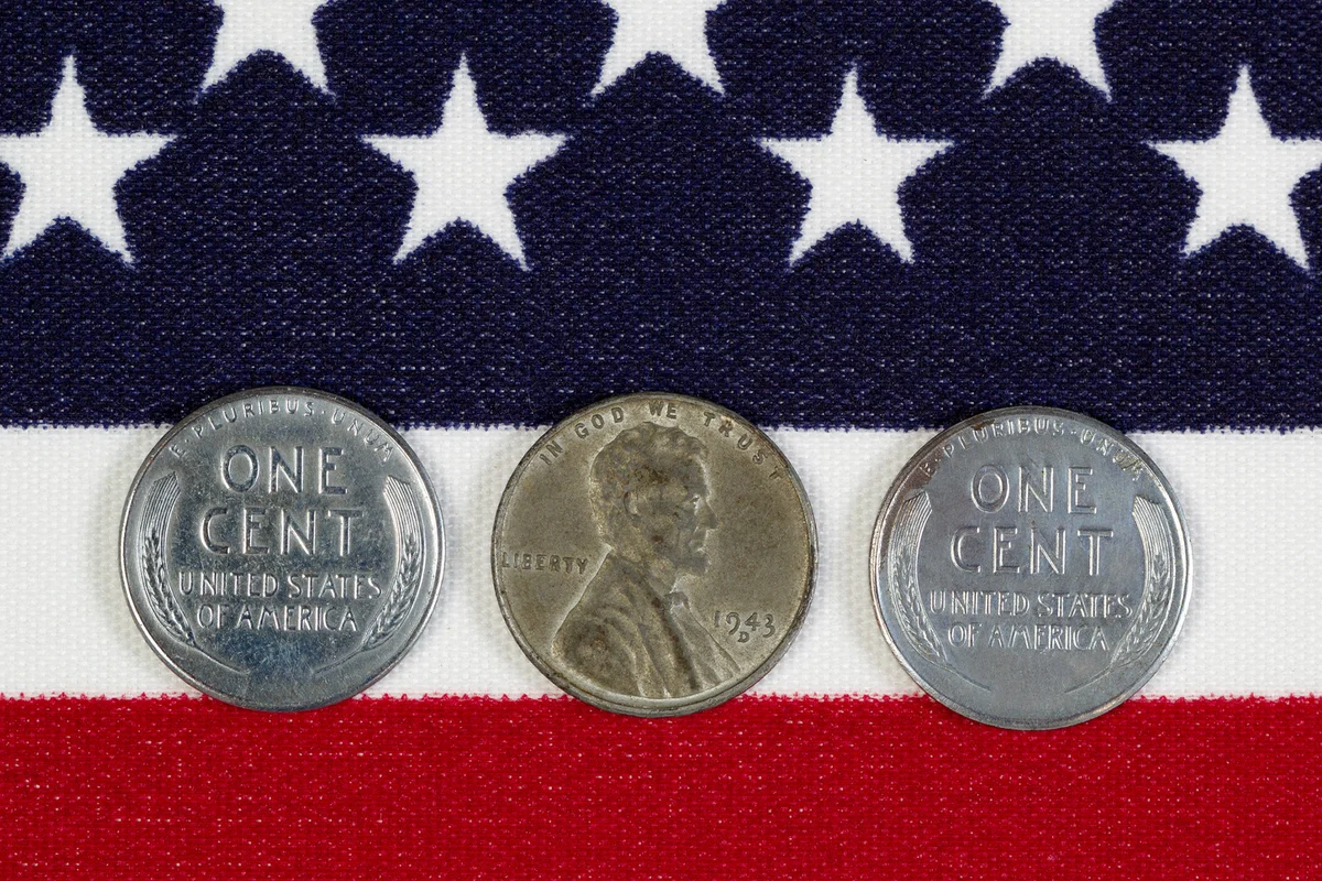 United States World War II Steel Cents