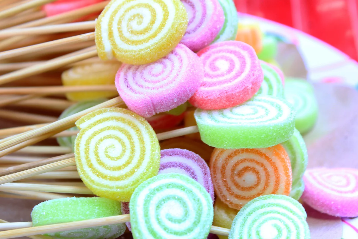Candy stick for kids birthday party