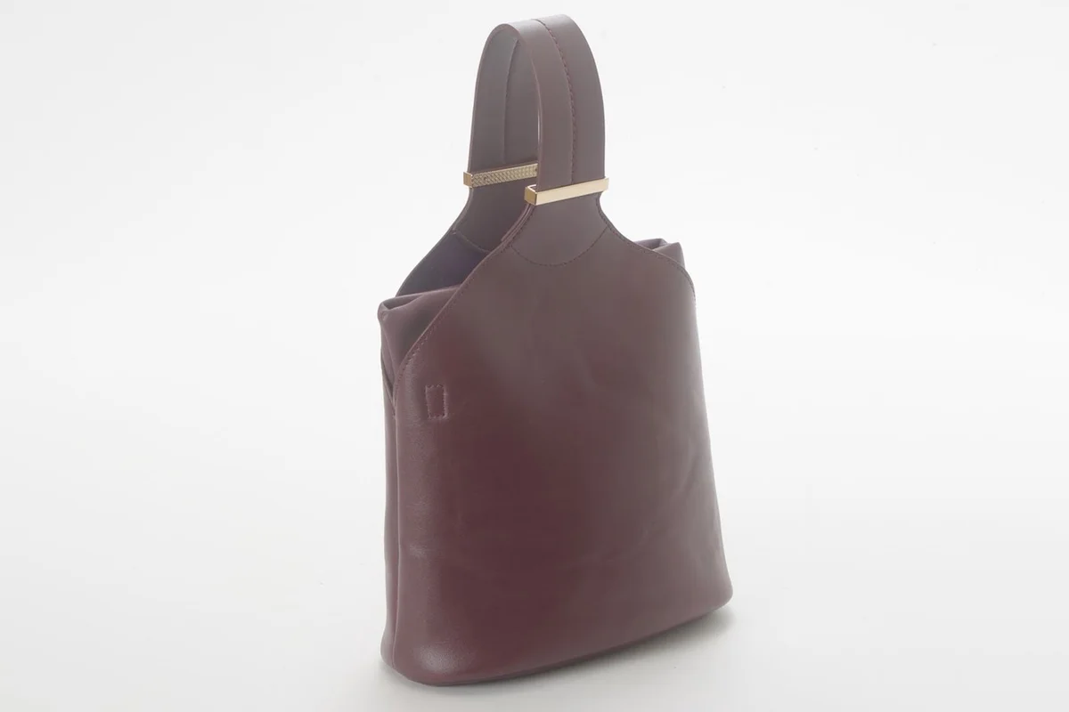 Un Billion Women's Flora Vegan Geo Cross-Body Bag, Wine, One-Size