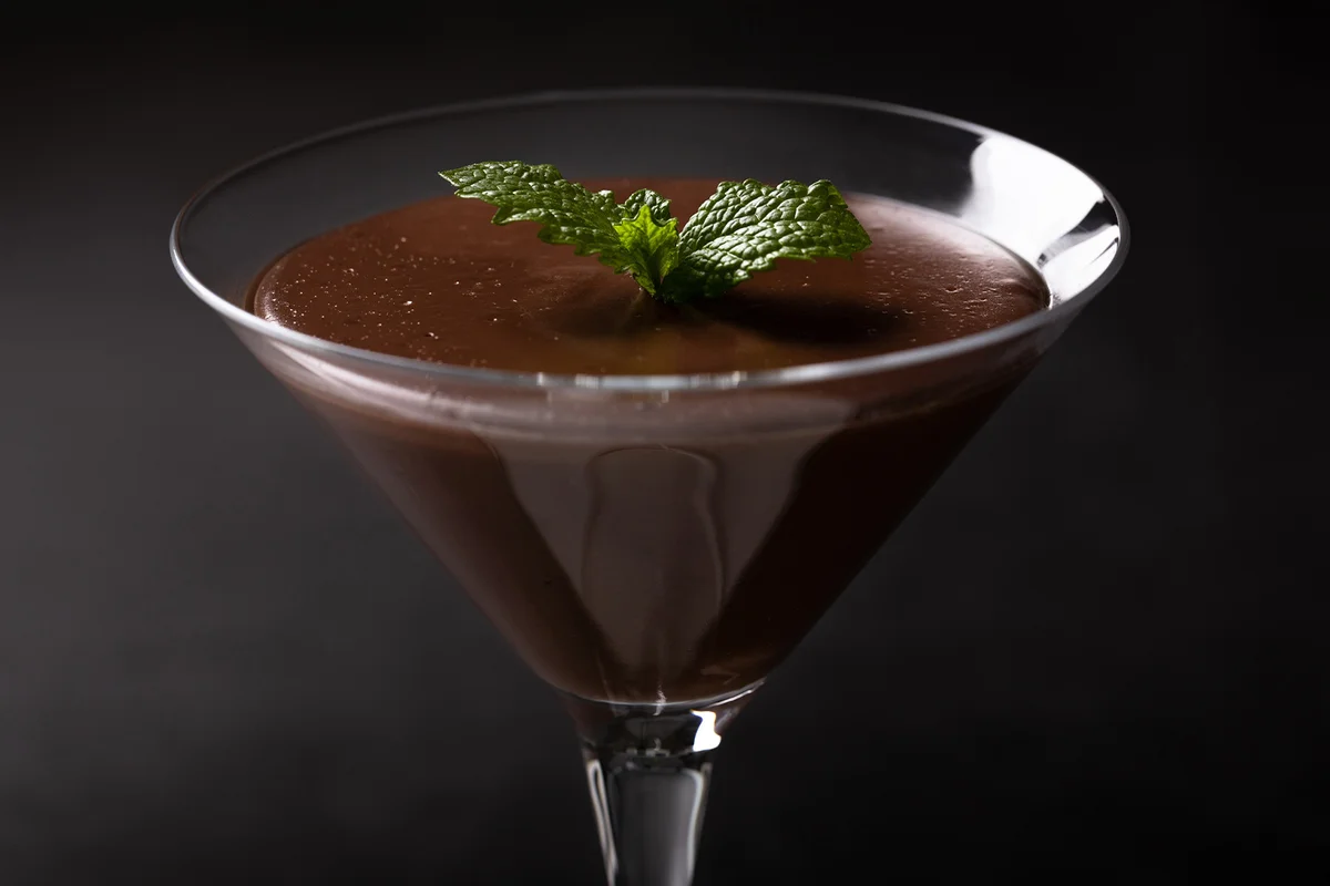 Peppermint Pie Pudding Shot
