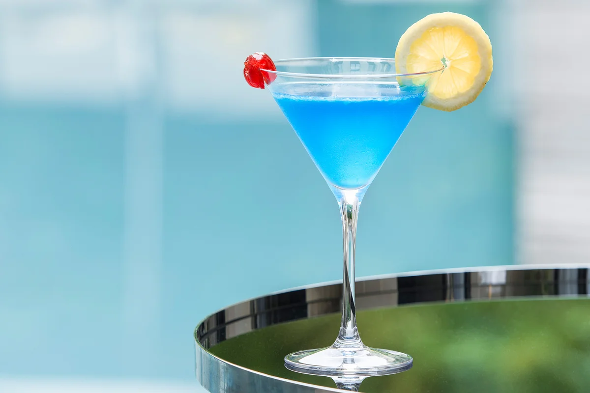 Blue Raspberry Faux-tini