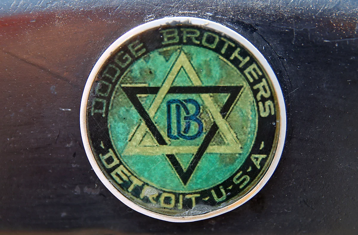 Antique automobile badge Dodge Brothers