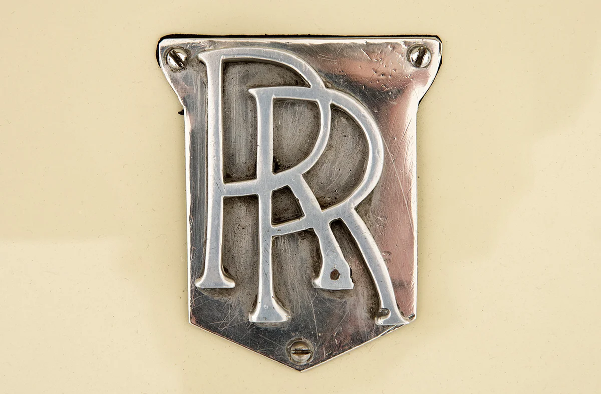 antique rolls royce badge