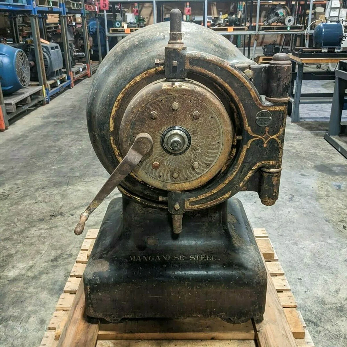 Farmers & Merchant Bank Cannonball Safe, Manganese Steel, Vintage, Antique