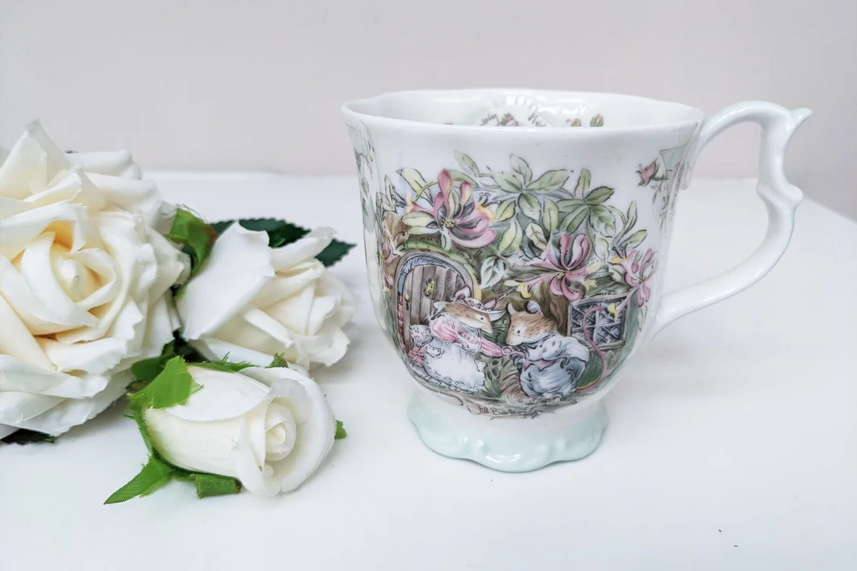 Brambly Hedge Summer Beaker, Four Seasons Beaker, Brambly Hedge, Fine Bone China Mug, Vintage Gift, Jill Barklem, Excellent Condition