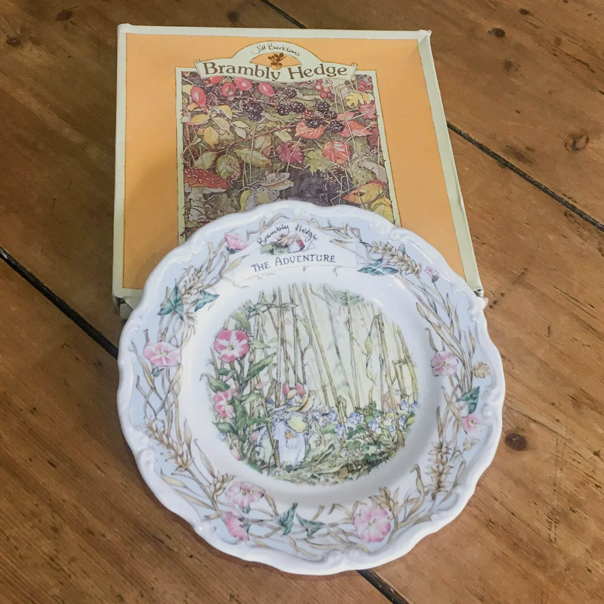 Brambly Hedge 'The Adventure' collector's plate