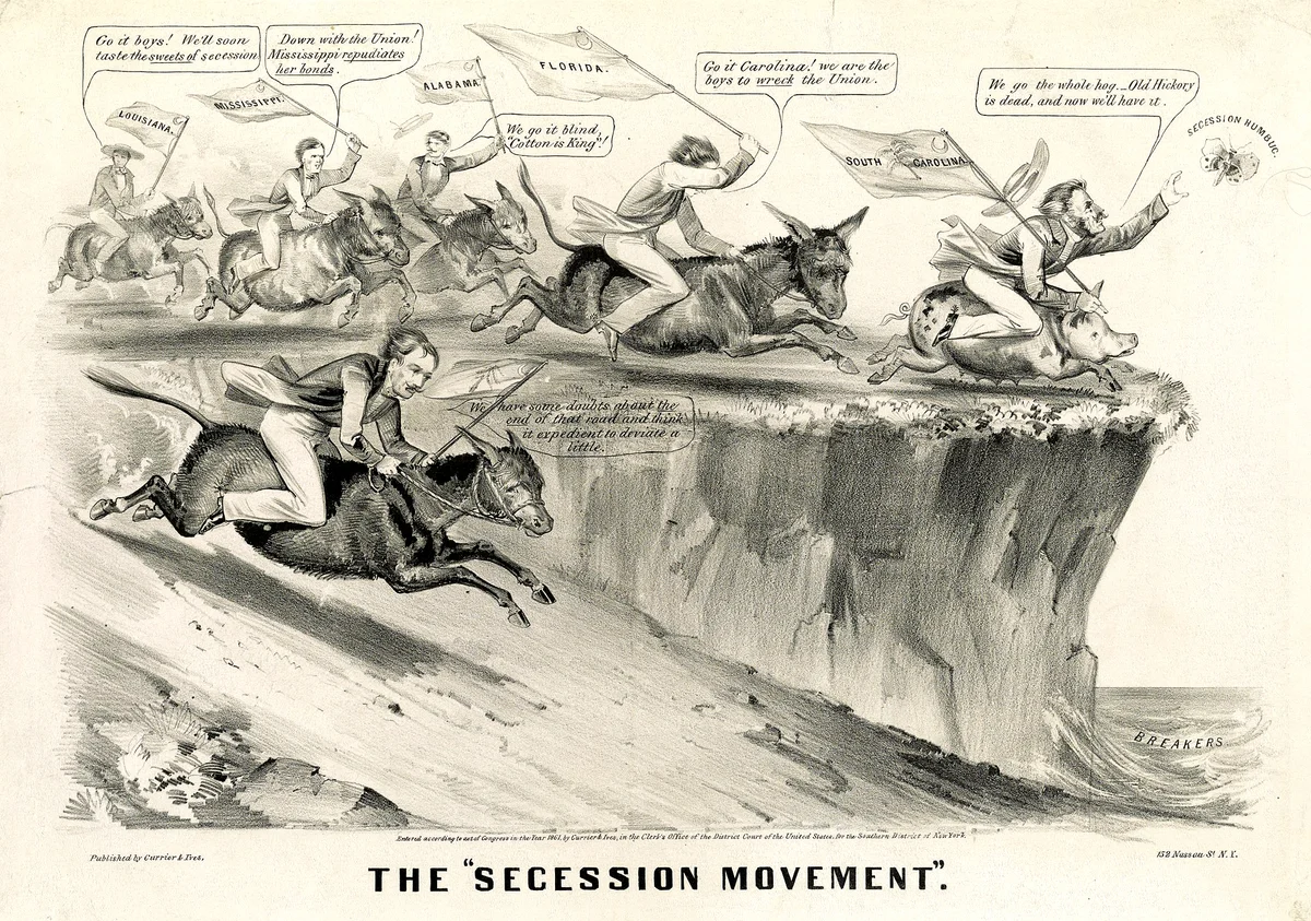 The secession movement - Currier & Ives