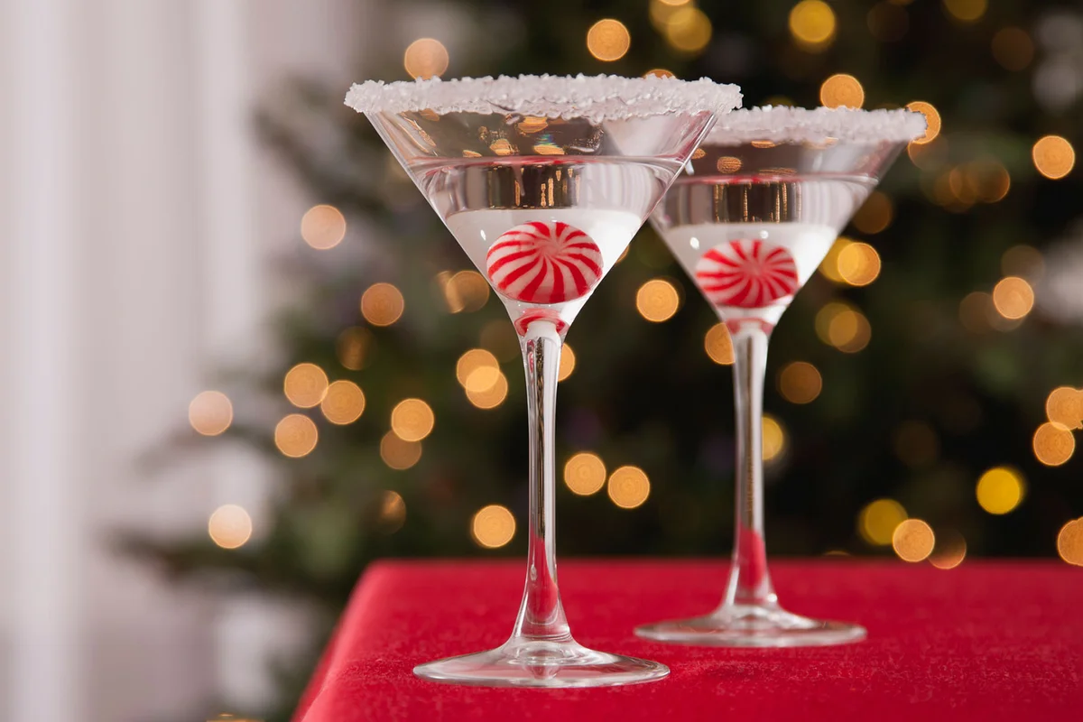 peppermint martini recipe for Christmas