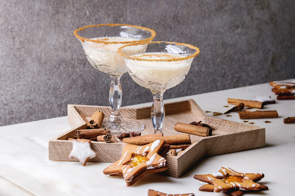 Christmas Eggnog cocktail