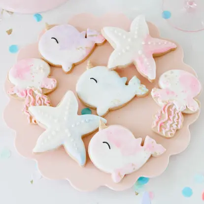 Narwhal Under The Sea Cookies