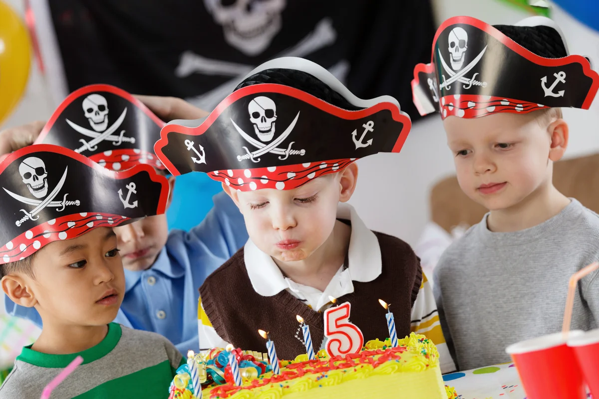 Pirate Birthday Party of a 5 Year Old Boy