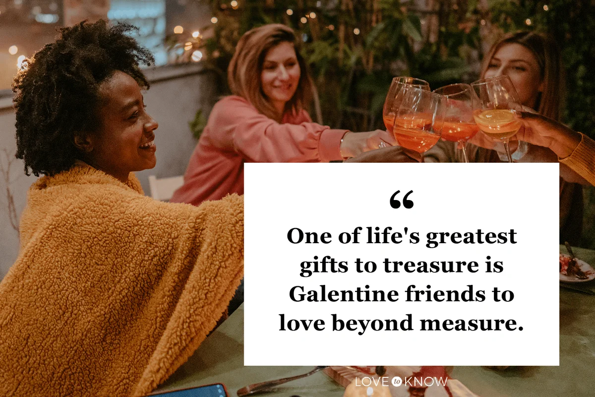 Galentine's Day Social Media Caption