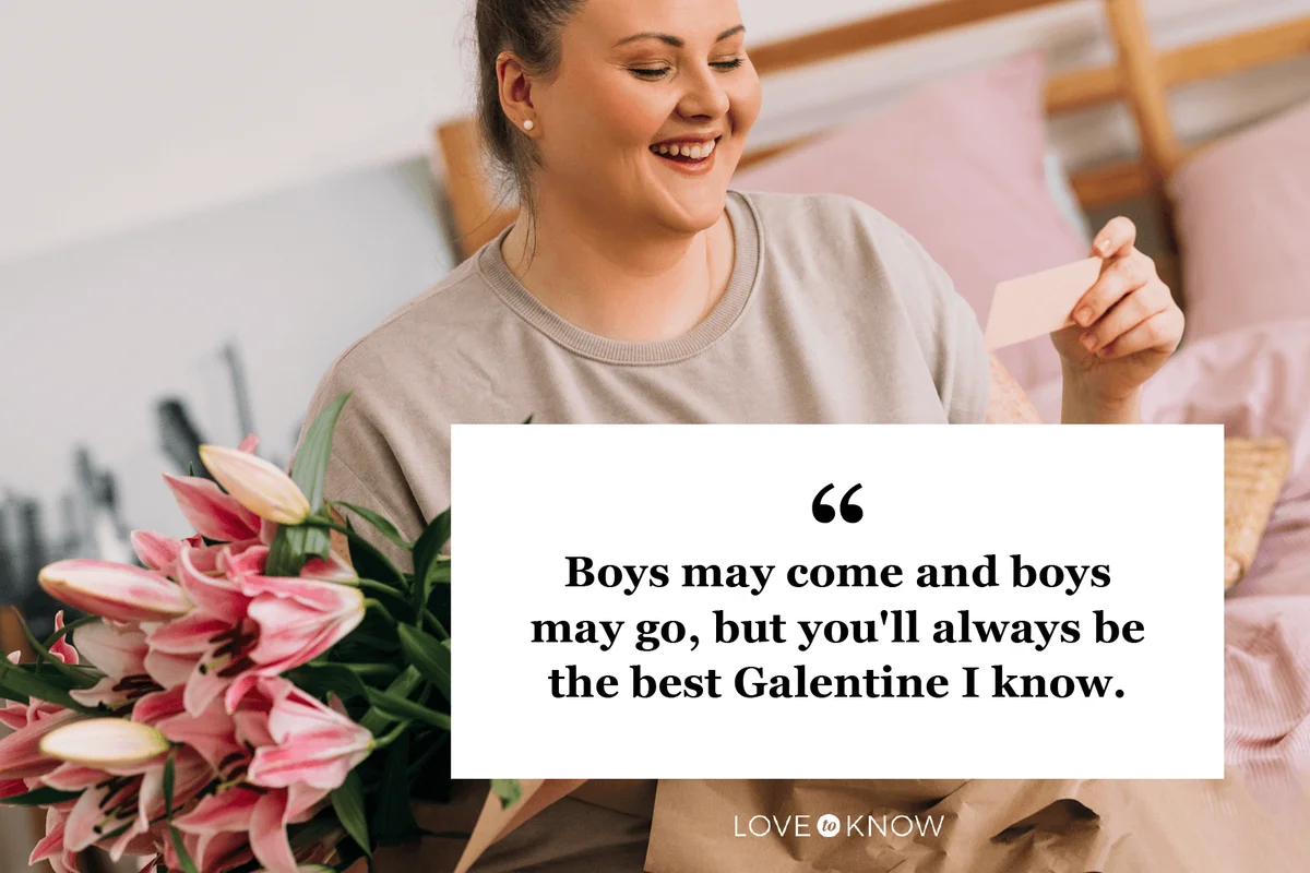 Galentine's Day Greeting Quote