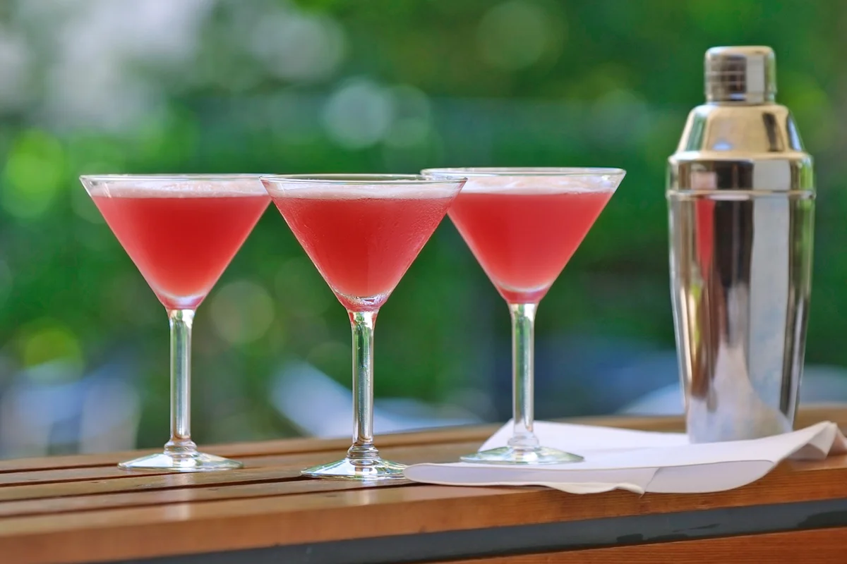Smooth French Martini Cocktail
