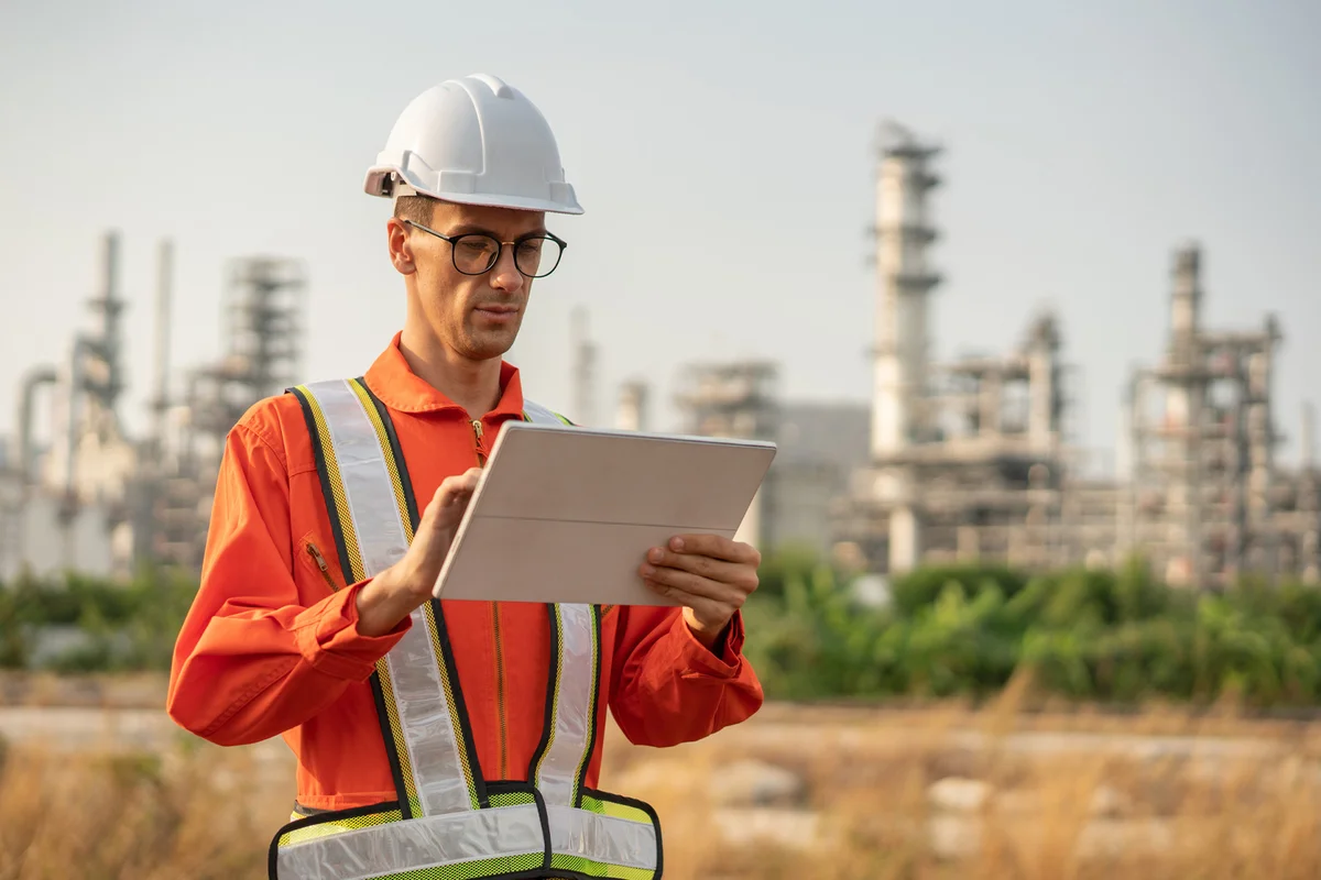Engineer oil refinery