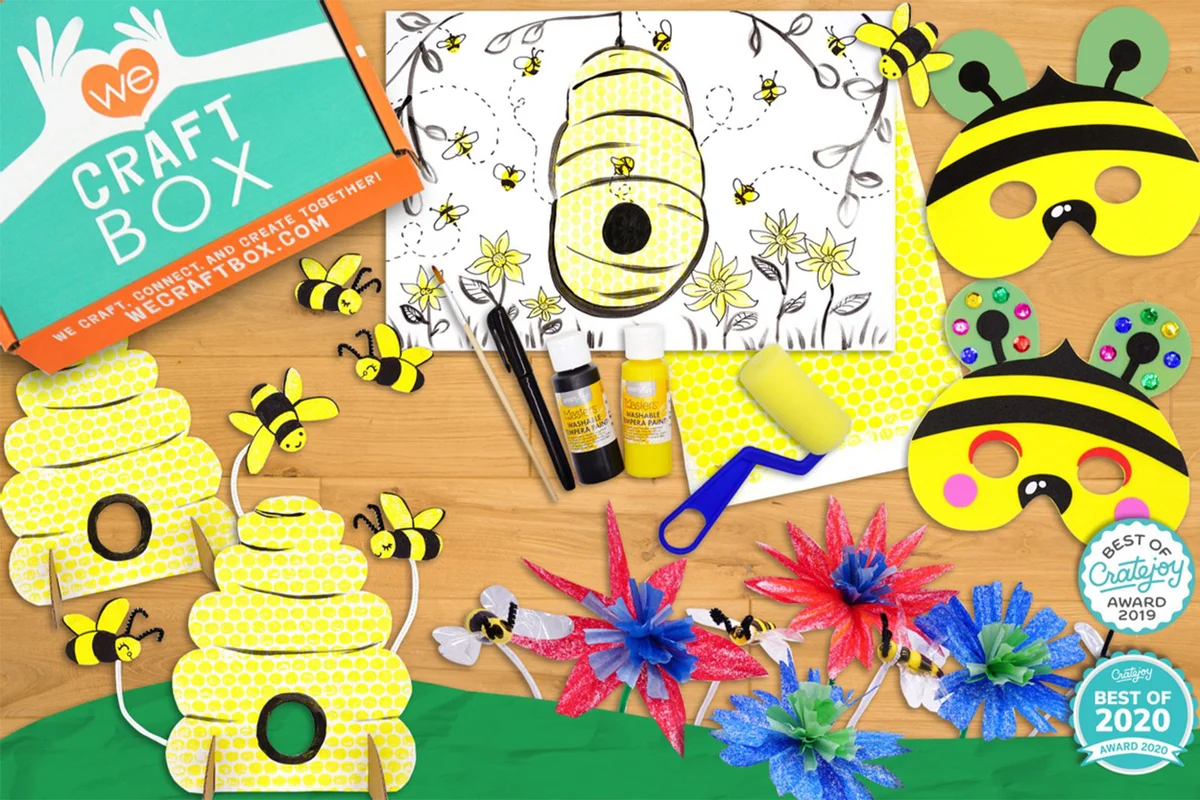 The Busy Bees Craft Box from wecraftbox.com