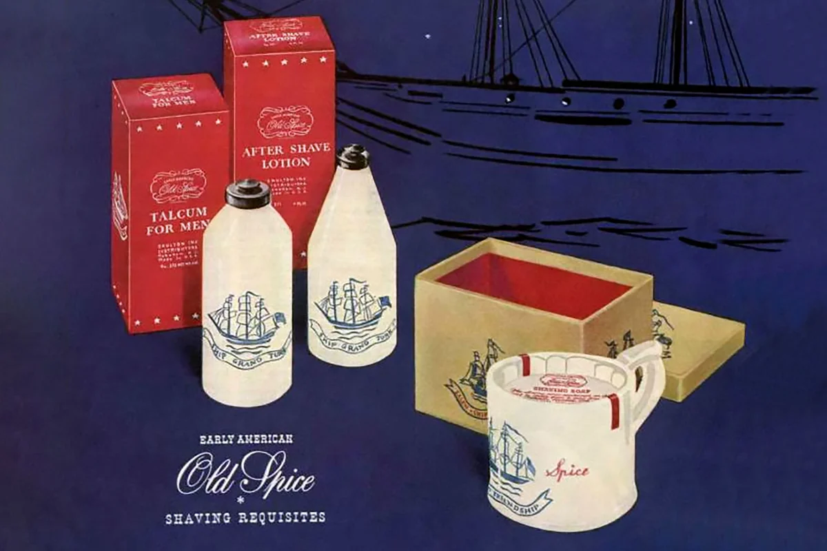 1944 advertisement for Old Spice products
