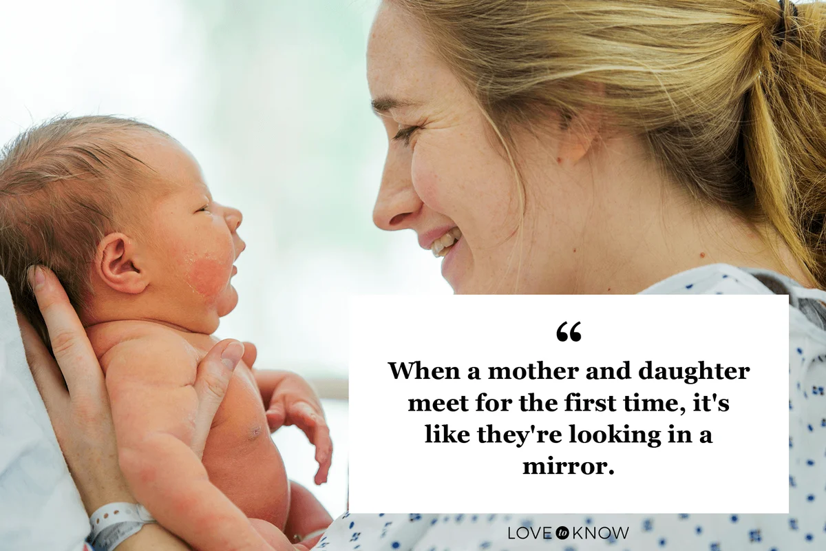 Quote for Newborn Baby Girl From Her Mother