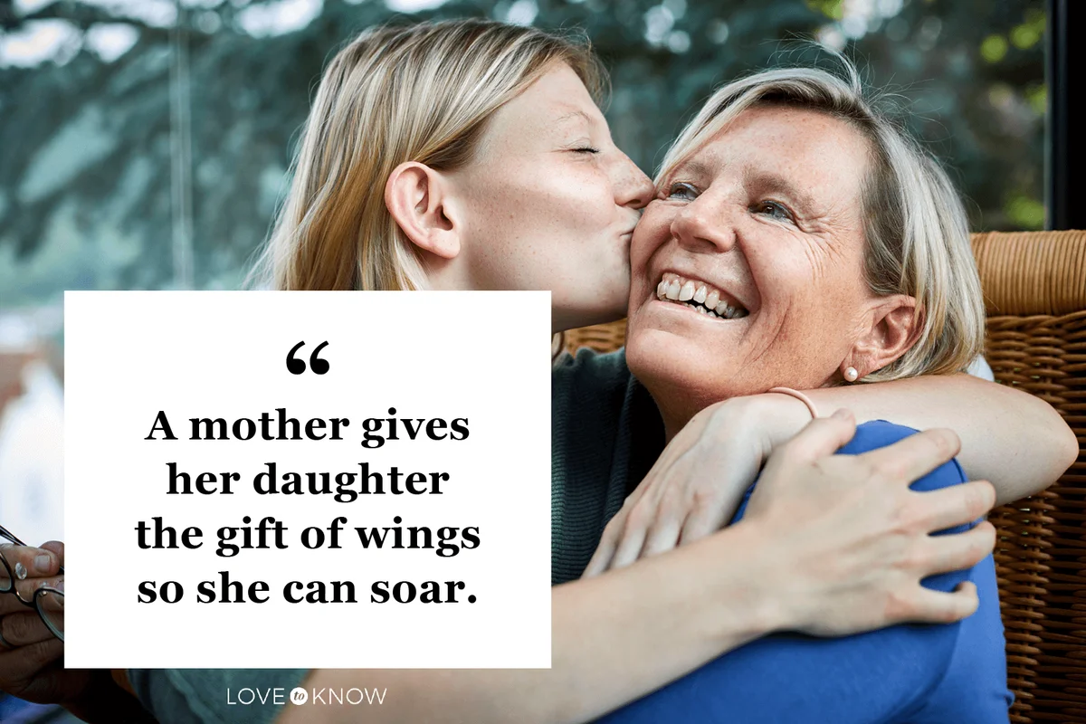 Uplifting Original Quote for Mother and Adult Daughter