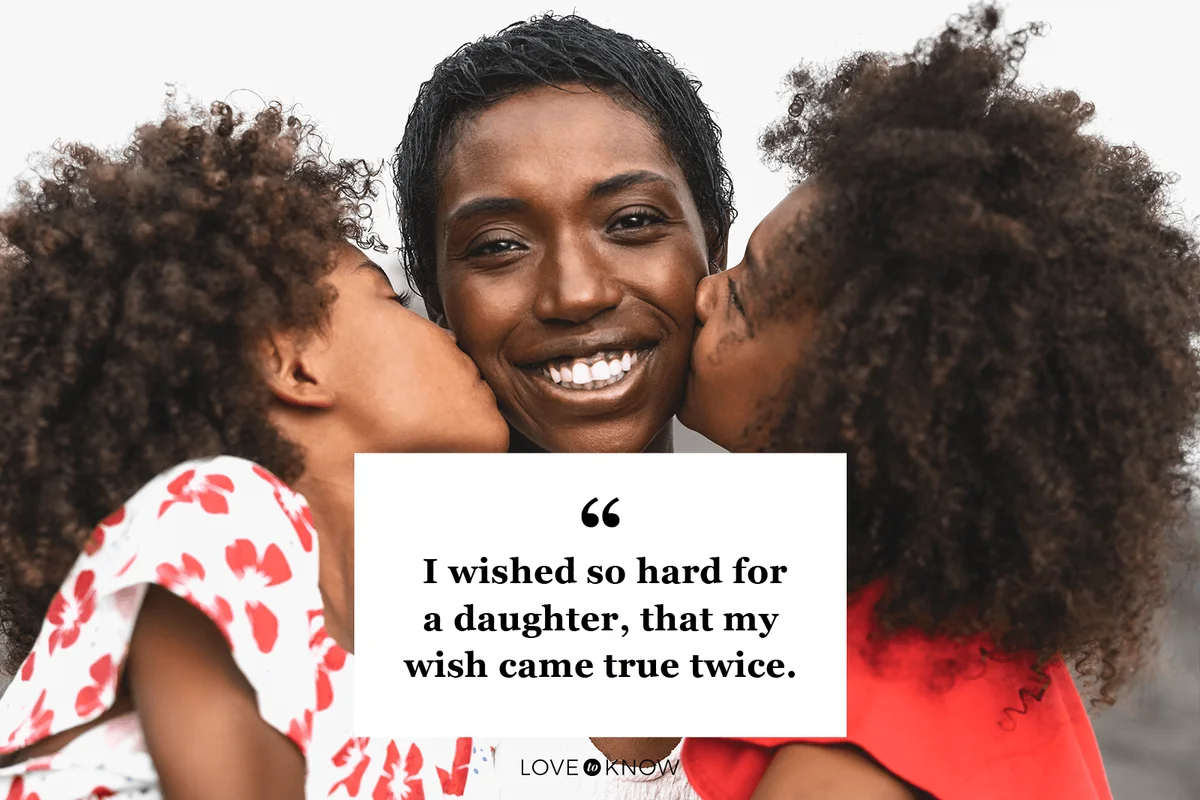 Sweet Quote From a Mom to Twin Daughters