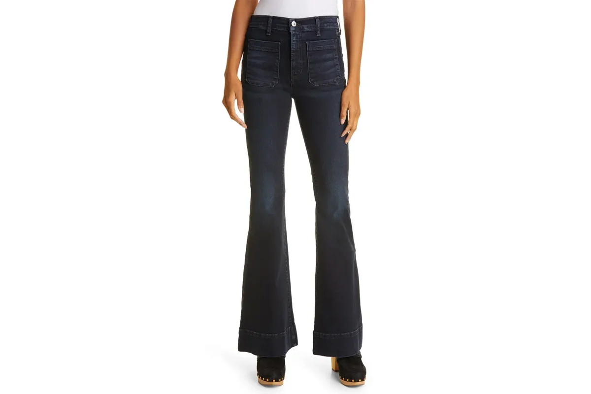 VERONICA BEARD, Sheridan High Waist Bell Bottom Jeans