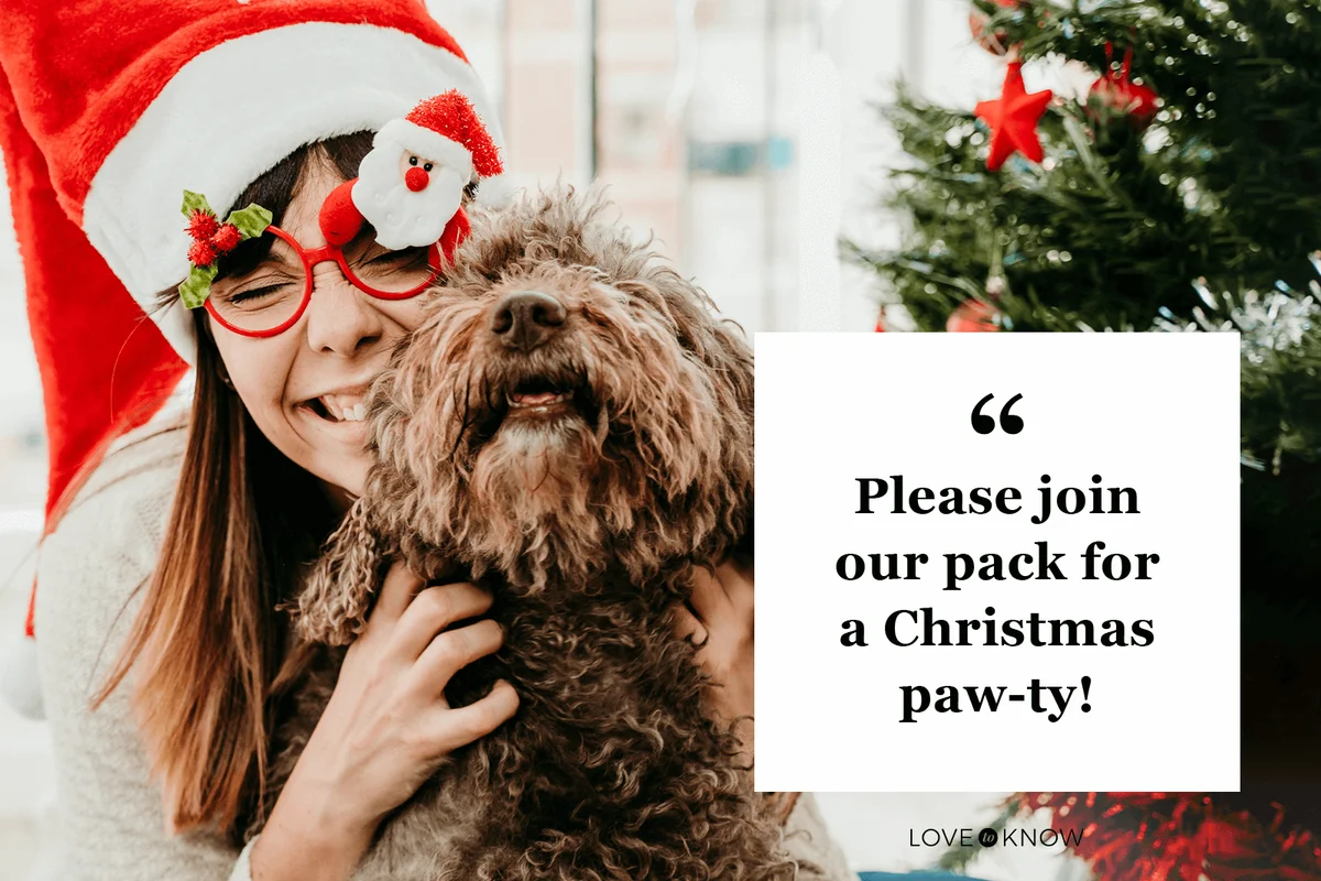 Pupper-Friendly Christmas Party Pun