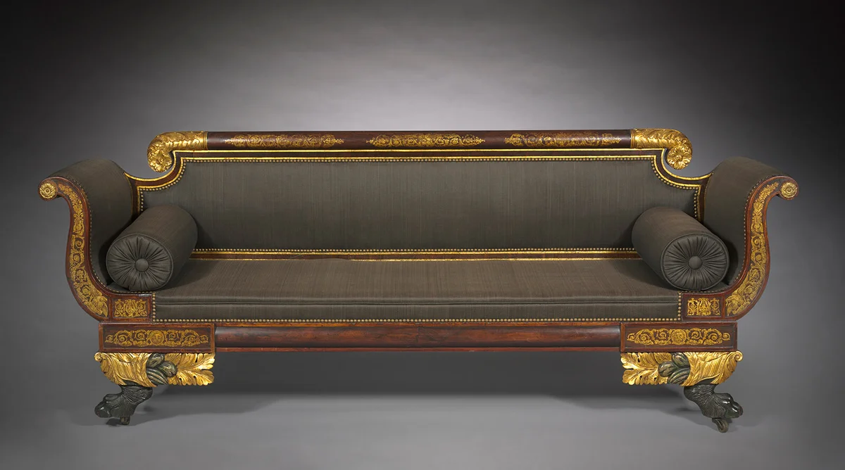 American Empire style furniture circa 1820 | Getty Editorial Use