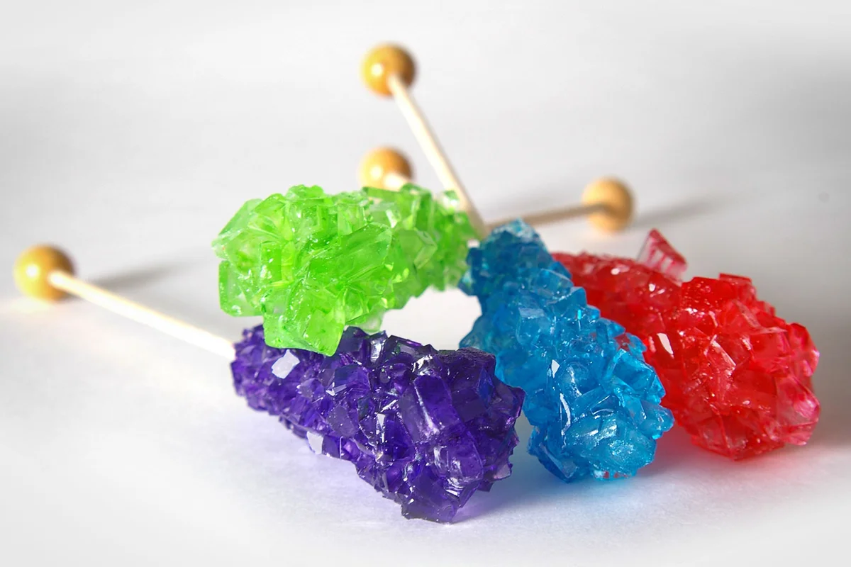 colorful rock candy