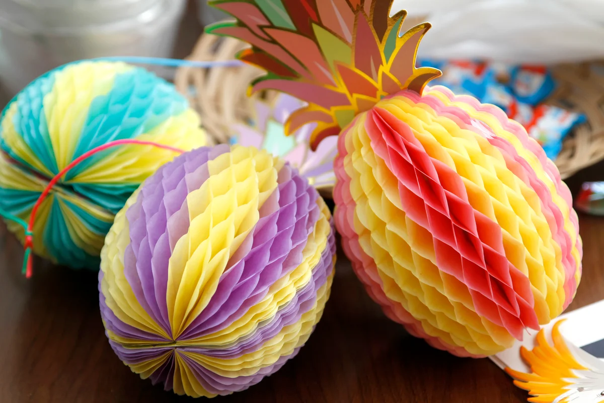 decorations for Christmas luau party