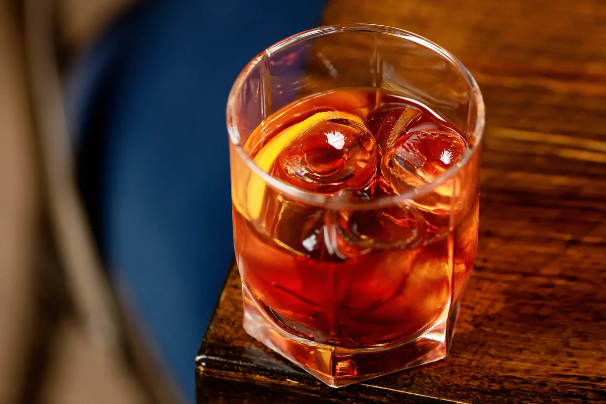 Savory Mezcal Negroni Cocktail