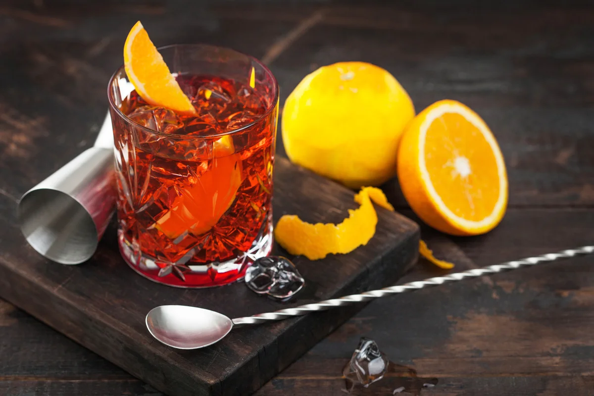 Fizzy Negroni Sbagliato Cocktail